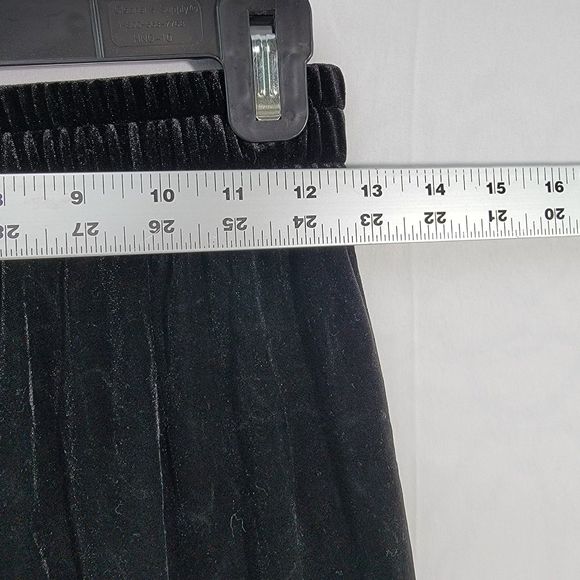 French Connection High Waist Wide Leg Velour Pull Crop Lounge Pants M US8 UK12 - Picture 8 of 9